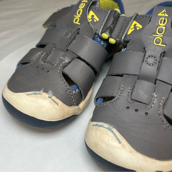 PLAE Sam 2.0 Fisherman Sandals Gray Shoes Toddler Boys 7 - Picture 5 of 8
